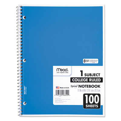 MEAD PRODUCTS 06622 Mead® NOTEBOOK,11X8.5,100 SHT 06622