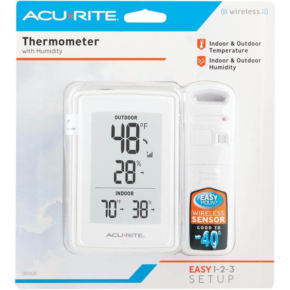 Acurite 00906 Acurite Digital Weather Station With Indoor & Outdoor Temperature & Humidity 00906