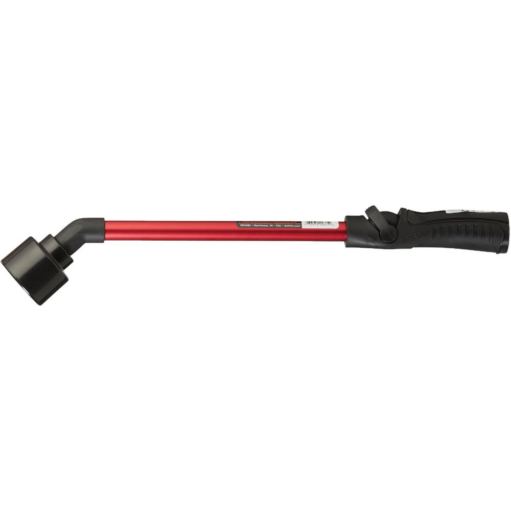 one touch Dramm 10-14861 Dramm One Touch 16 In. Shower Water Wand, Red 10-14861