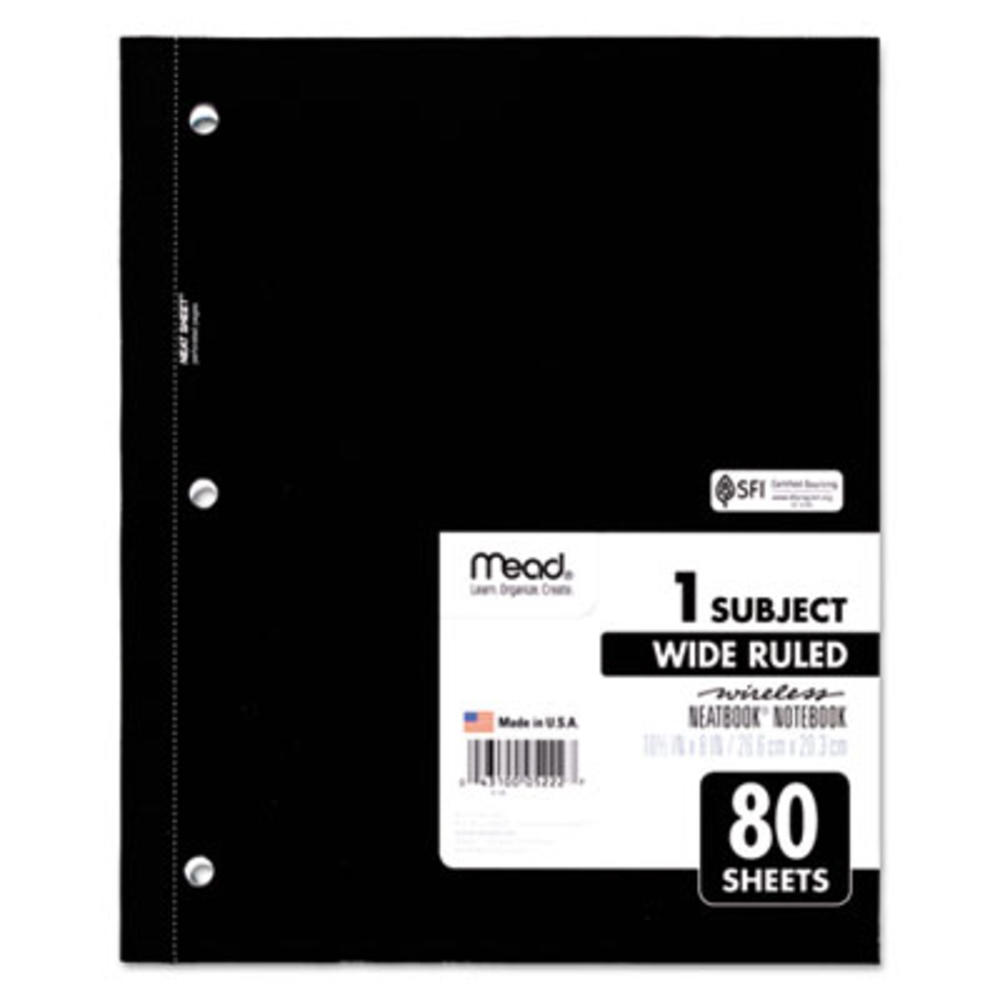 MEAD PRODUCTS 05222 Mead® NOTEBOOK,WIRELES, 80SH 05222