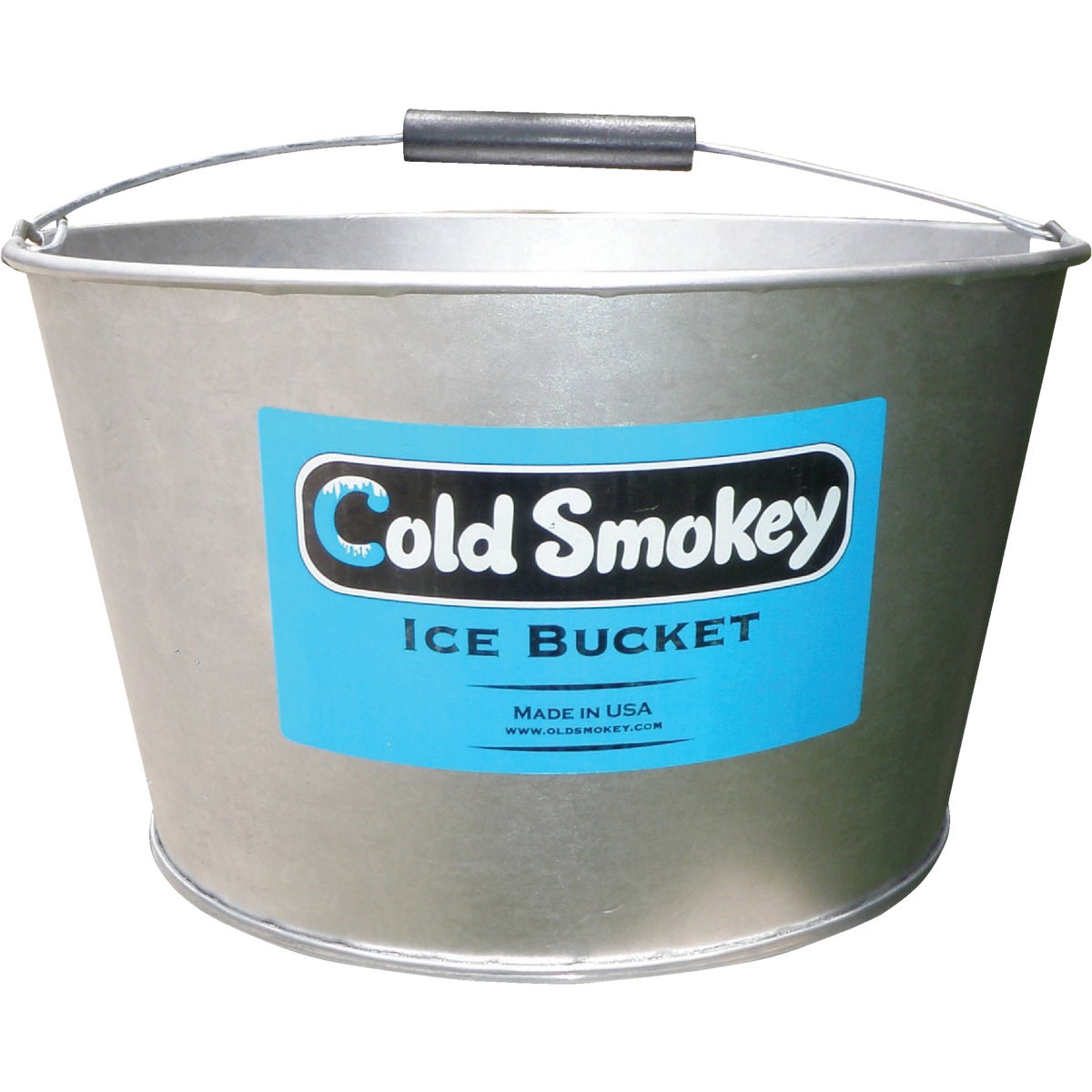 Old Smokey OS ICE BUCKET Cold Smokey 8 In. H. x 14 In. Dia. Aluminized Steel Ice Bucket OS ICE BUCKET