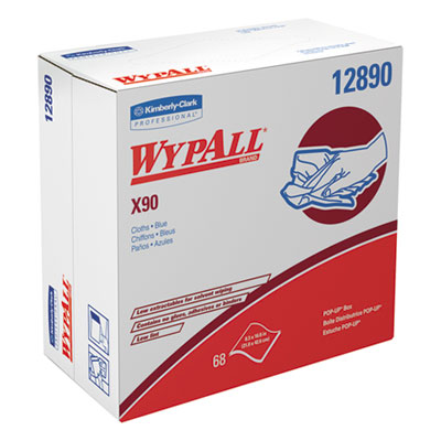 Kimberly-Clark KIMBERLY CLARK KCC 12890 WypAll® WIPES,A-PUR,8X17,WH,5/68 KCC 12890