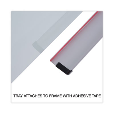 Universal Studios UNIVERSAL OFFICE PRODUCTS UNV43234 Universal® Frameless Glass Marker Board, 72 x 48, White Surface UNV43234