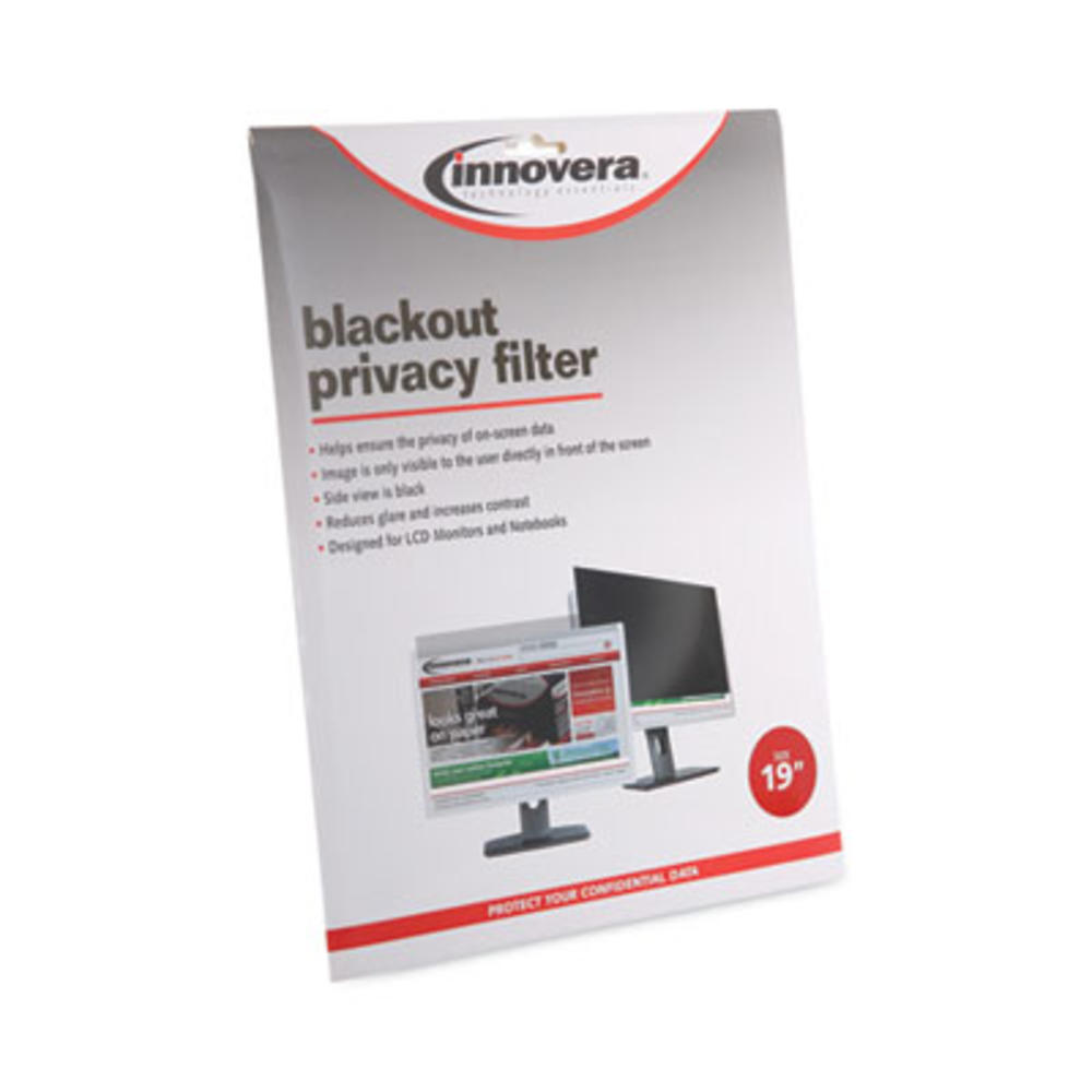 INNOVERA IVRBLF190 Innovera® Blackout Privacy Filter for 19" Flat Panel Monitor IVRBLF190