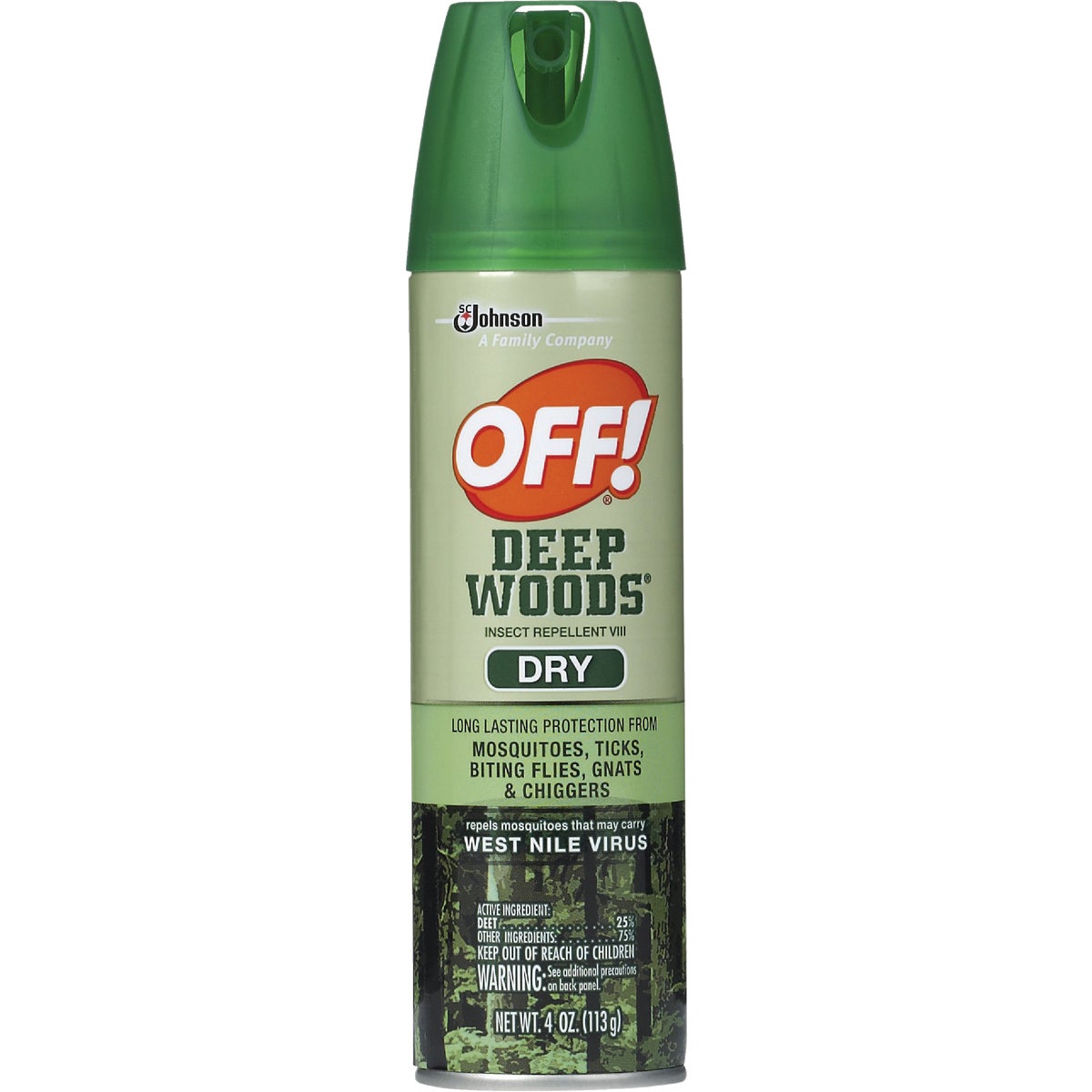 Deep Woods OFF! 71764 Deep Woods Off 4 Oz. Dry Insect Repellent Aerosol Spray 71764