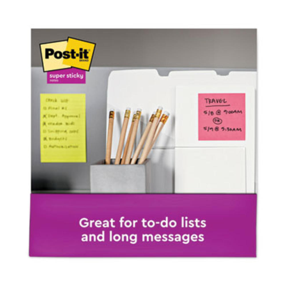 Post-it Notes Super Sticky 3M/COMMERCIAL TAPE DIV. 46339SSAU Post-it® Notes Super Sticky NOTE,SS COMBO PACK 46339SSAU
