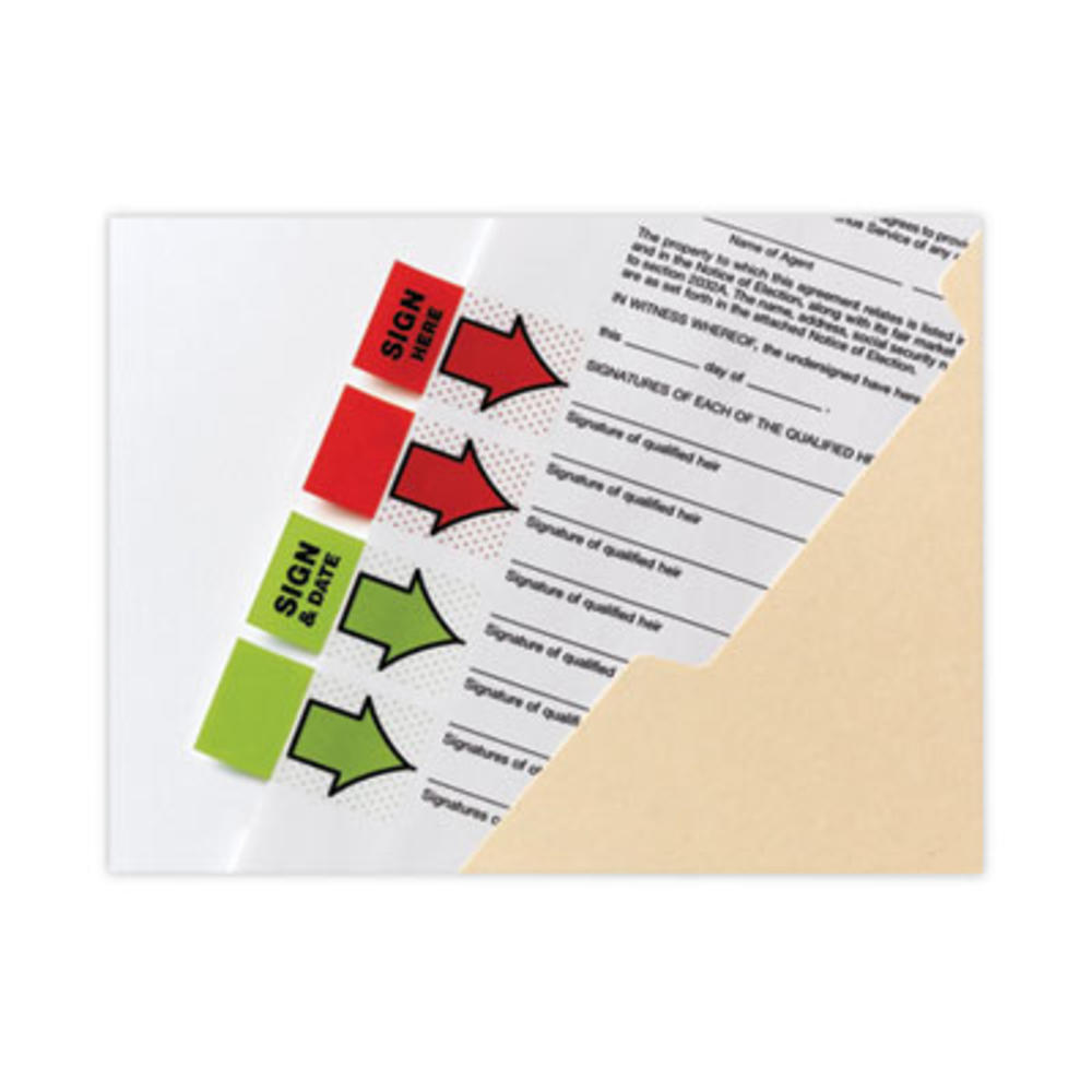Post-it Flags 3M/COMMERCIAL TAPE DIV. 680-SD2 Post-it® Flags FLAG,SIGN/DATE 2PK/50 680-SD2