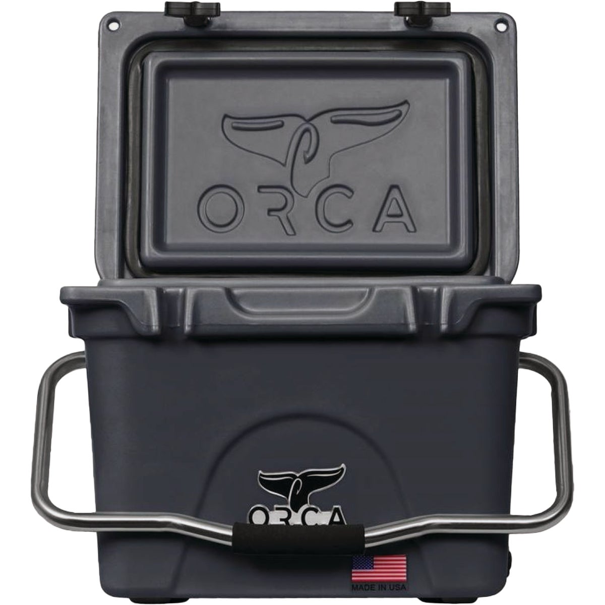 ORCA ORCCH020 Orca 20 Qt. 18-Can Cooler, Charcoal Gray ORCCH020