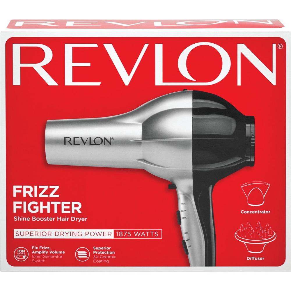 Revlon RV484SIL2 Revlon ProStylist 1875W Silver/Black 3 Heat Shine Booster Dryer RV484SIL2