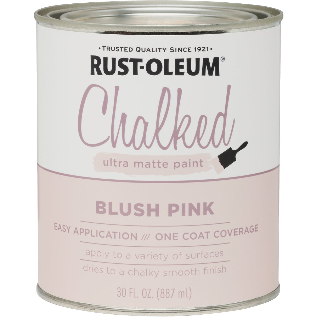 Chalked Rust-Oleum 285142 Rust-Oleum Chalked Blush Pink Ultra Matte 30 Oz. Chalk Paint 285142
