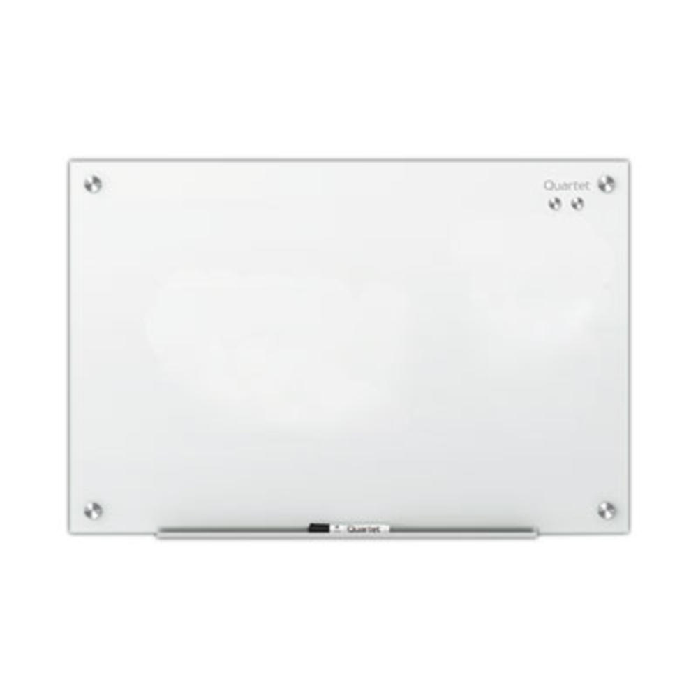 QUARTET MFG. G4836W Quartet® Infinity Glass Marker Board, 48 x 36, White Surface G4836W