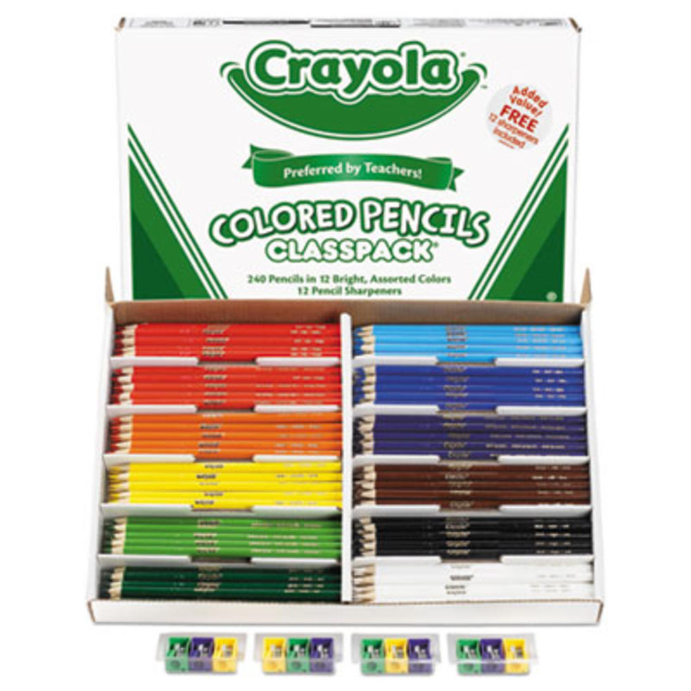 Crayola BINNEY & SMITH / CRAYOLA 688024 Crayola® PENCIL,COLORED,240/BX,AST 688024