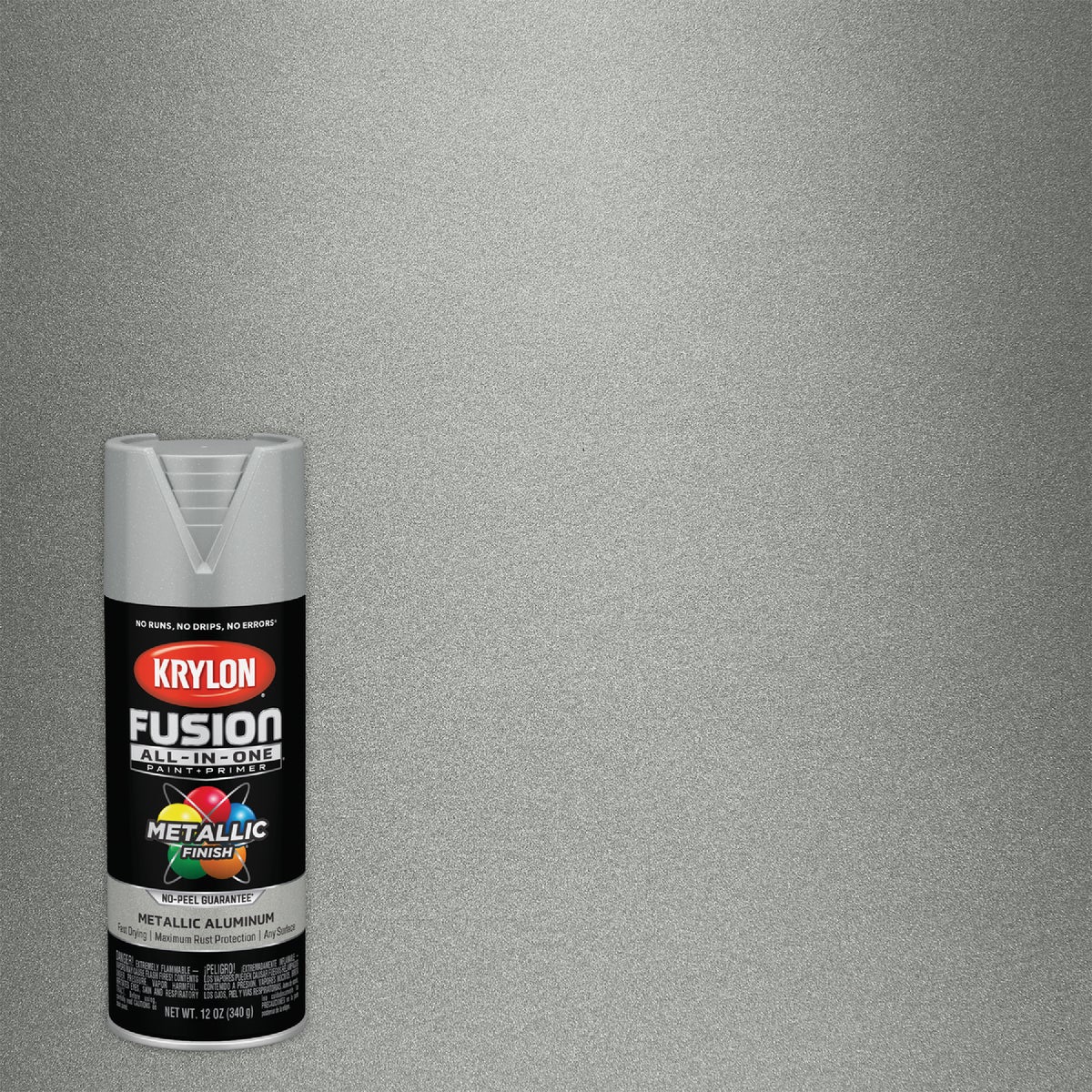 Fusion All-In-One Krylon K02766007 Krylon Fusion All-In-One Metallic Spray Paint & Primer, Aluminum K02766007