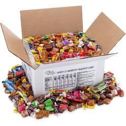 Office Snax 00656 Office Snax Soft & Chewy Candy Mix - Assorted - Individually Wrapped - 5 lb - 1 Carton