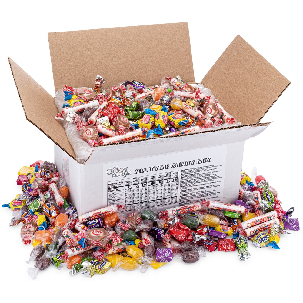 Office Snax 00663 Office Snax All Tyme Assorted Candy Mix - Assorted - Individually Wrapped - 5 lb - 1 Each