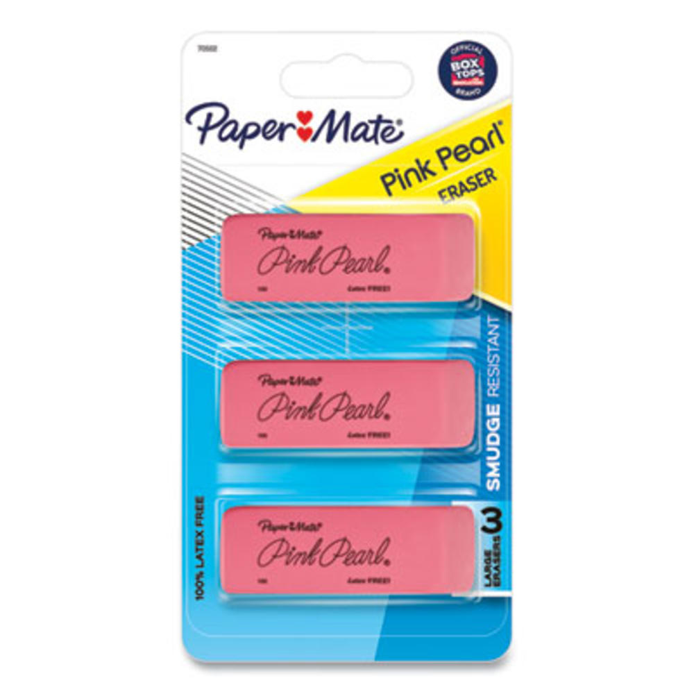 Paper-Mate SANFORD 70502 Paper Mate® ERASER,PEARL MED 3PK,PK 70502