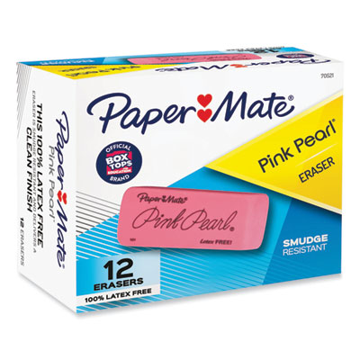 Paper-Mate SANFORD 70521 Paper Mate® ERASER,PENCIL,LRG,PK PERL 70521