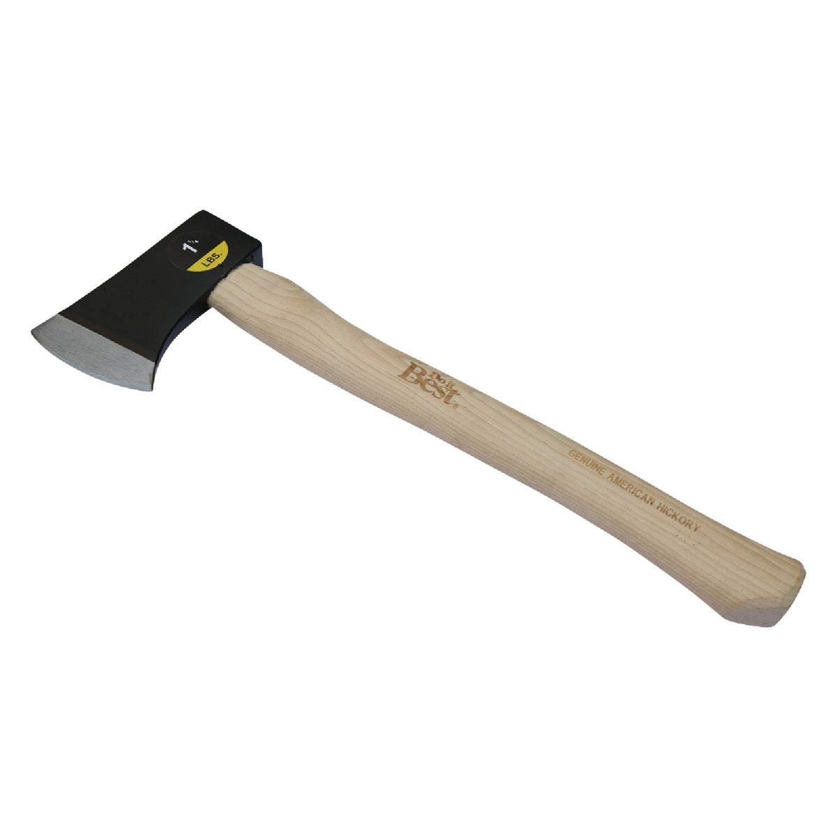 SIM Supply, Inc. 30514 Do it Best 14 In. L. 1-1/4 Lb. Head Hickory Wood Handle Camper Axe 30514