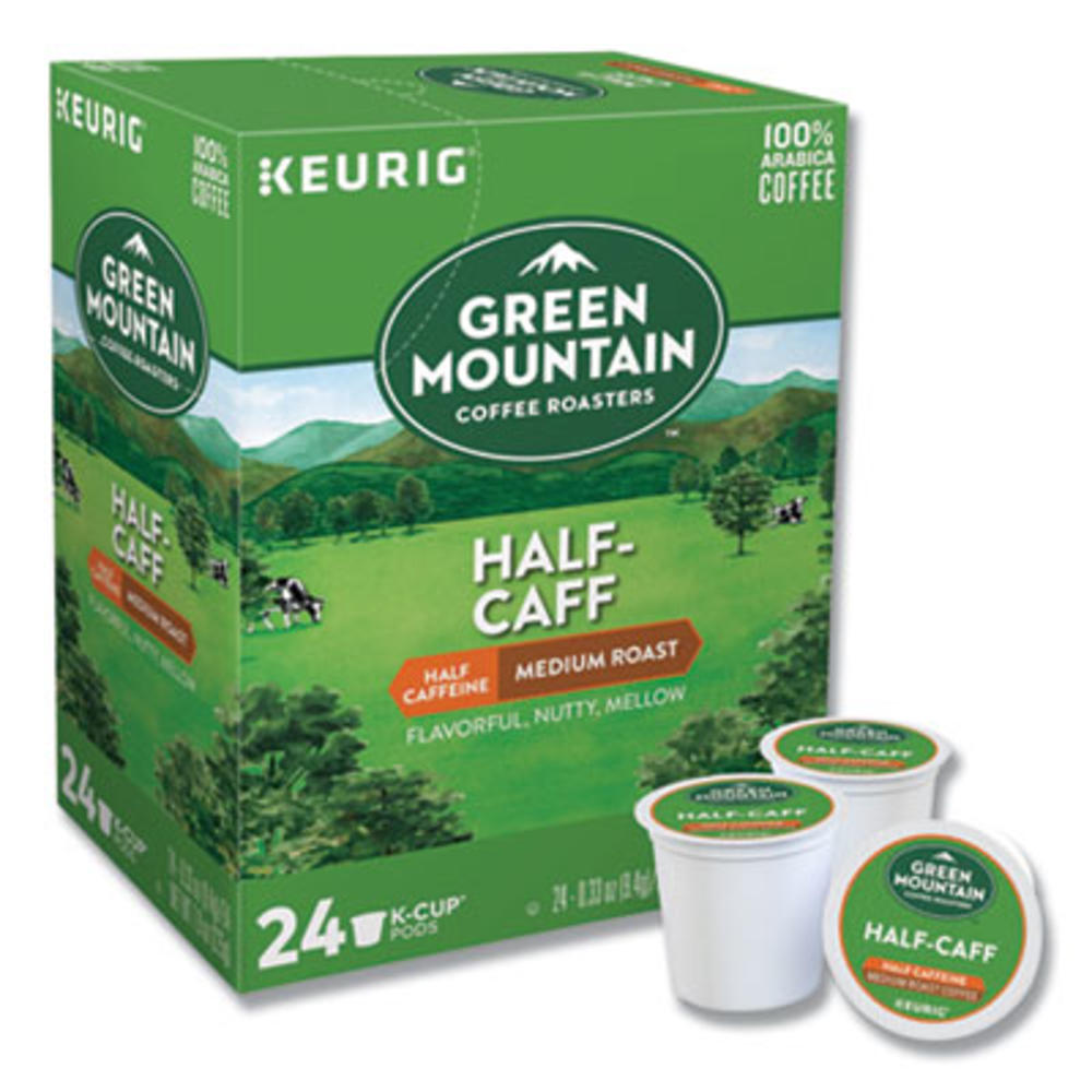 Green Mountain Coffee KEURIG DR PEPPER 4069 Green Mountain Coffee® Half-Caff Coffee K-Cups, 24/box 4069