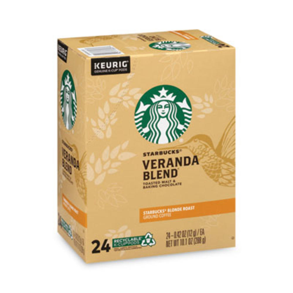 Starbucks KEURIG DR PEPPER 12434950 Starbucks® Veranda Blend Coffee K-Cups Pack, 24/box 12434950