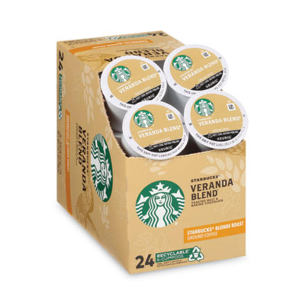 Starbucks KEURIG DR PEPPER 12434950 Starbucks® Veranda Blend Coffee K-Cups Pack, 24/box 12434950