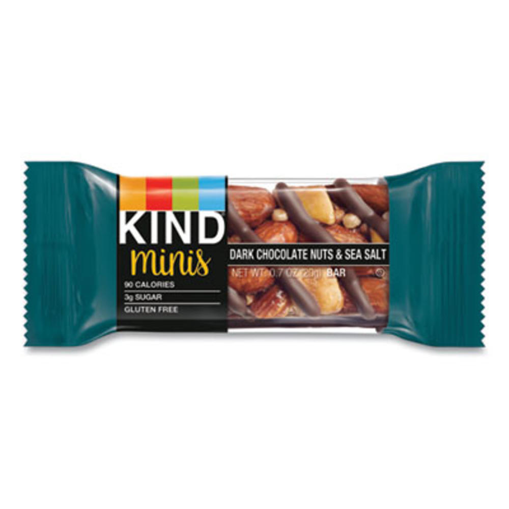 KIND LLC 27959 KIND Minis, Dark Chocolate Nuts/sea Salt, 0.7 Oz, 10/pack 27959