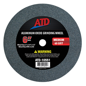 ATD Tools 10551 Replacement 6" Medium Grit Grinding Wheel 10551
