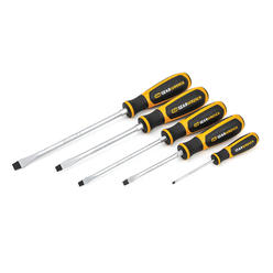 GearWrench 80053H 5 Pc. Slotted Dual Material Screwdriver Set 80053H