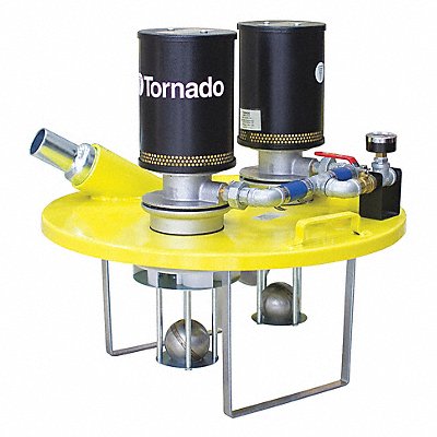 Tornado 98694 Tornado Pneumatic Drum-Top Vacuum Head: Std, Wet, For 55 gal Drum Capacity, 2 in Vacuum Hose Dia.  98694