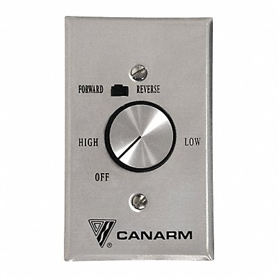 Canarm FRMC5 Canarm Fan Control: 5 A, 120V, Silver, Silver, Fan Control  FRMC5