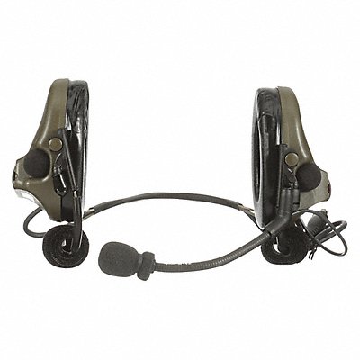 3m MT20H682BB-47 GN 3m Tactical Headset, Two Way, Single Lead, Grn  MT20H682BB-47 GN
