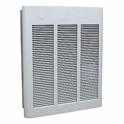 Qmark CWH3504F Qmark Recessed Electric Wall-Mount Heater: 3, 600W/4, 800W, 208/240V AC, 1-phase, White  CWH3504F