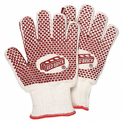 Mcr Safety 9462K Mcr Safety Knit Gloves: S ( 7 ), Glove Hand Protection, Dotted, Nitrile, Full, 608°F Max Temp, 12 PK  9462K
