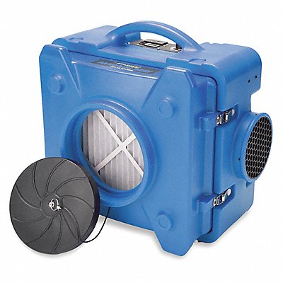 Bluedri BD-AS-550-BL Bluedri Industrial Air Scrubber: 60 dB Max Noise Level, Plastic, 450 CADR Rating (Smoke), Blue Resin  BD-AS