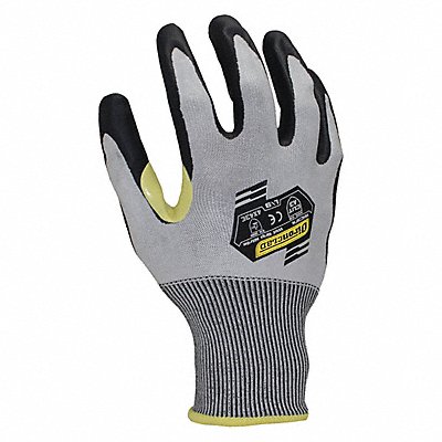 IRONCLAD PERFORMANCE WEAR Ironclad KKC3FN-02-S Coated Gloves: S ( 7 ), ANSI Cut Level A3, Palm, Dipped, Foam Nitrile, HPPE ( 18 ga ), 1 PR