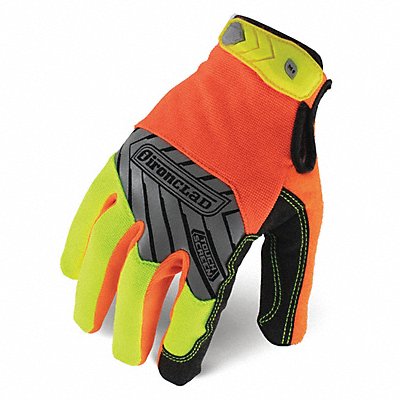 IRONCLAD PERFORMANCE WEAR Ironclad IEX-HVP-06-XXL Mechanics Gloves: 2XL ( 11 ), Mechanics Glove, Synthetic Leather, ANSI Cut Level A2, 1 PR