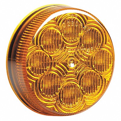 Maxxima M16280Y Maxxima Clearance Marker Light: J592e/P2, Grommet, 3/4 in Wd - Vehicle Lighting, Round, Amber  M16280Y