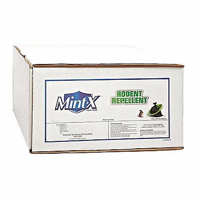 Mint-X MX3860HD C22 Mint-X Rodent-Repellent Trash Bag: 60 gal Capacity, 38 in Wd, 60 in Ht, 22 micron Thick, 150 PK  MX3860HD C2