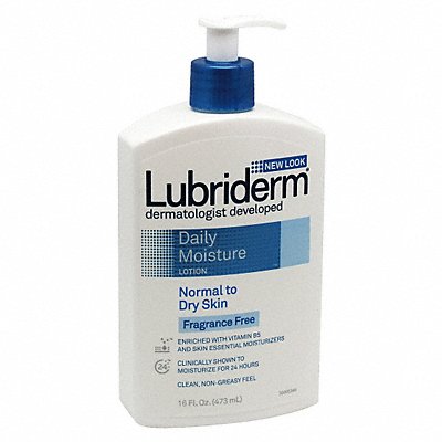 Lubriderm 48856 Lubriderm Hand and Body Lotion: Pump Bottle, Liquid, 16 oz Size, Vitamin Enriched, 12 PK  48856