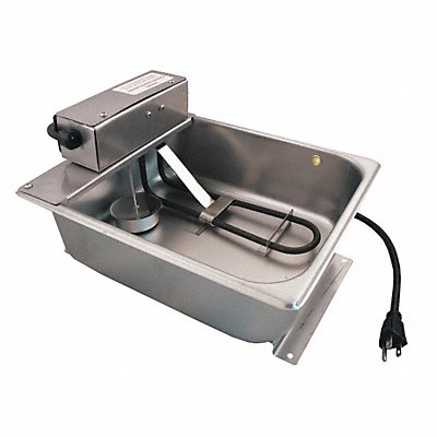 Supco CP807 Supco Condensate Drain Pan: 120V AC, 1, 000 W Watts, 8.34 A Amps, 10 gal Dissipation Rate per Day, 3 ft  CP807