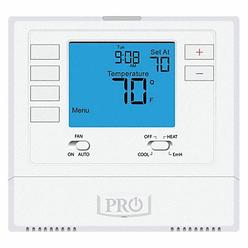 Pro1 Iaq T725 Pro1 Iaq Low Voltage Thermostat: Heat and Cool, Manual, 1 Heating Stages - Conventional System, 4  T725