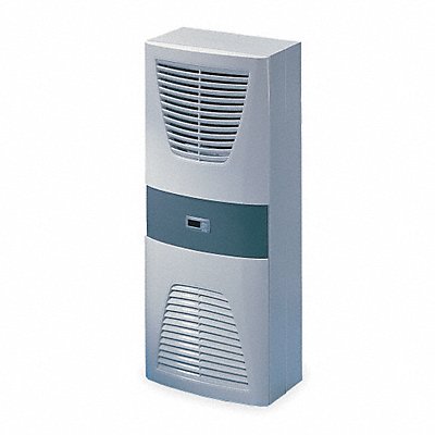 Rittal 3304510 Rittal Enclosure Air Conditioner: 3620 BtuH, Carbon Steel, Wall Mount, 10 in Dp, 16 in Wd, 37 in Ht  3304510