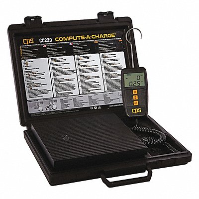 Compute-A-Charge CC220 Compute-A-Charge Refrigerant Charging or Recovery Scale: Electronic, 220 lb Max. Capacity (Lb.)  CC220