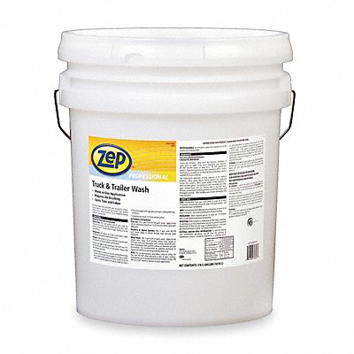 Zep Professional 1041566 Zep Truck And Trailer Wash Concentrate: Bucket, Clear, Liquid, 5 gal Container Size  1041566