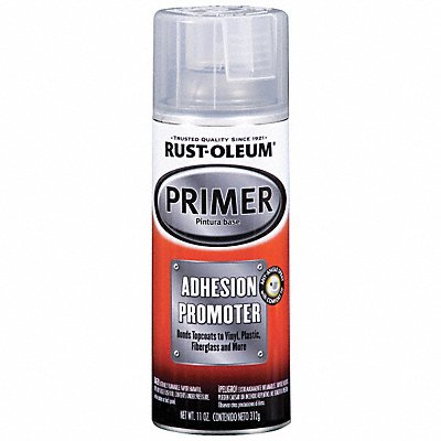 Rust-Oleum 251572 Rust-Oleum Auto Body Primer: Adhesion Promoter, Exterior/Interior, Clear, Solvent, Flat, Smooth, 1  251572