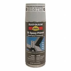 Rust-Oleum 247597 Rust-Oleum Spray Epoxy Primer: Exterior, Gen Purpose Spray Primer, Gray, Solvent, 2 hr Dry Time  247597