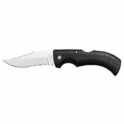 Gerber 46079 Gerber Folding Pocket Knife: 3 3/4 in Blade Lg, 5 in Closed Lg, 8 3/4 in Overall Lg, Plastic, Black  46079
