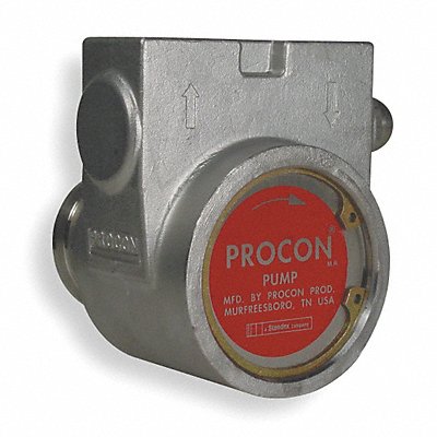 Procon 115B190F31BA 250 Procon Rotary Vane Pump: 1/2 in Inlet/Outlet NPTF (In.), 210 gph Max. Flow (GPH), Stainless Steel  115B1