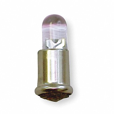 Lumapro LMF24-W Lumapro Compact LED Bulb: LED, Midget Flanged (F3-6), (T) Tubular, T1-3/4, 24V DC, 0.43 W Watt  LMF24-W