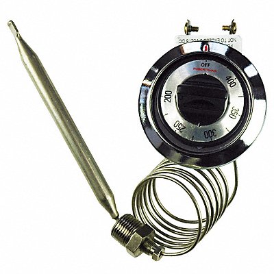 Robertshaw 5300-406 Robertshaw Electric Cooking Control: Thermostat, Millivolt, 200 - 375, 3/8 in x 5-5/8 in Bulb Size  5300-406
